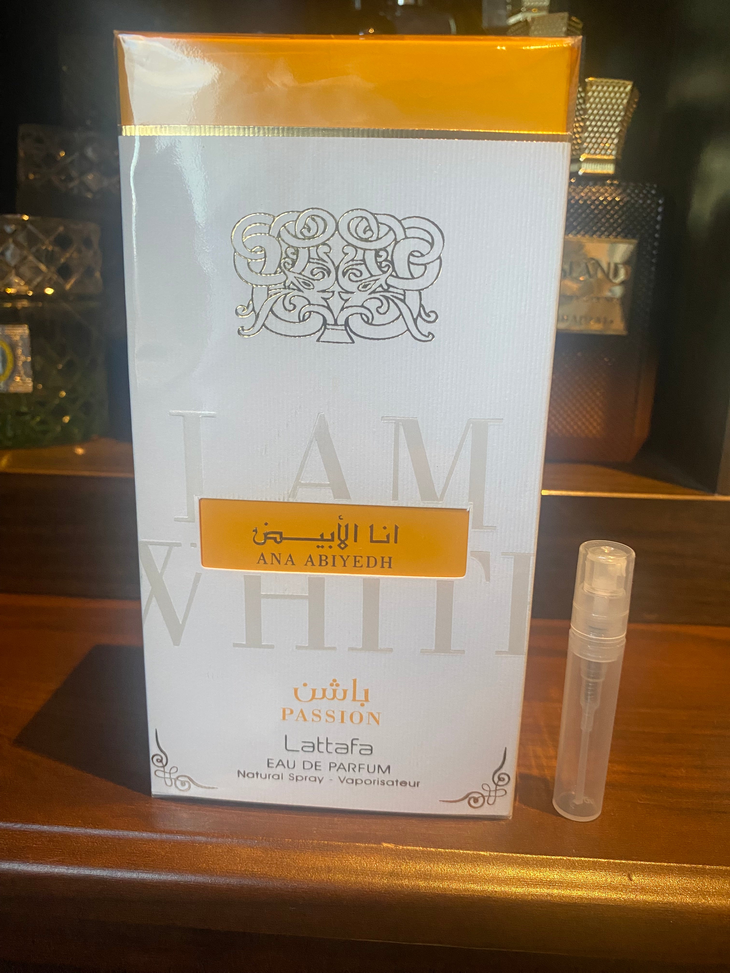 Lattafa Ana Abiyedh Passion, 3ml Decant