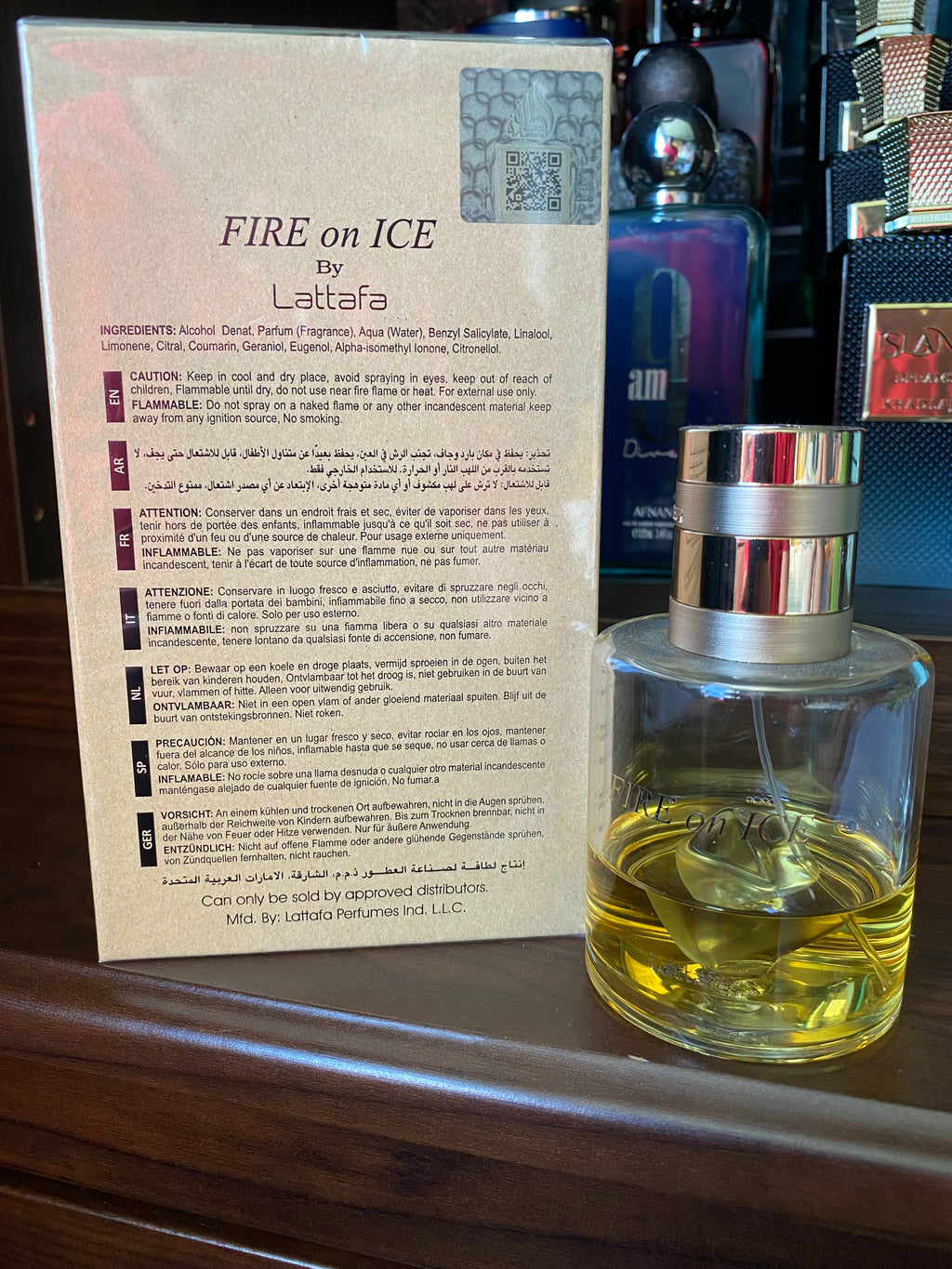 Lattafa Fire on Ice, 110ml