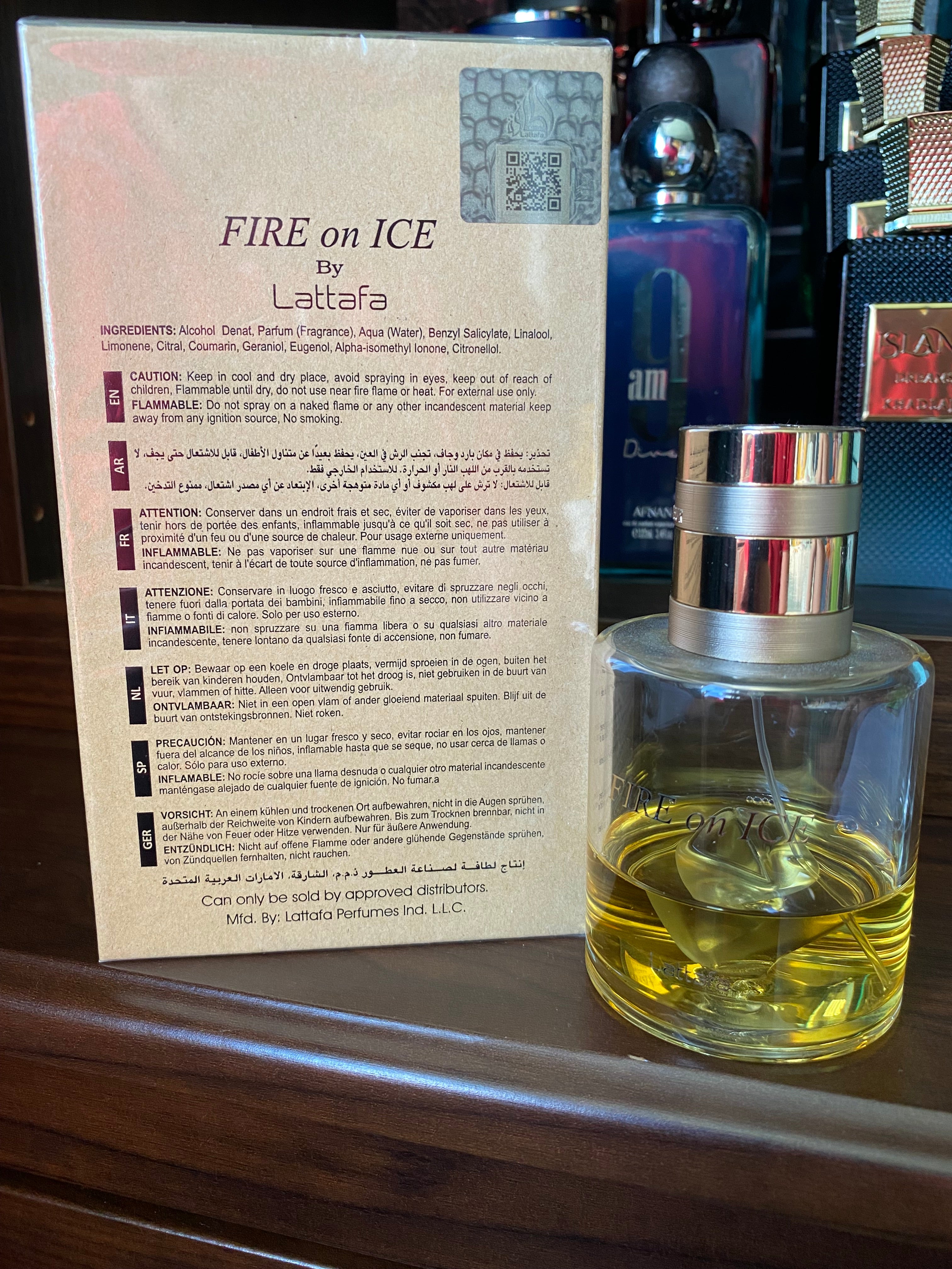 Lattafa Fire on Ice, 110ml