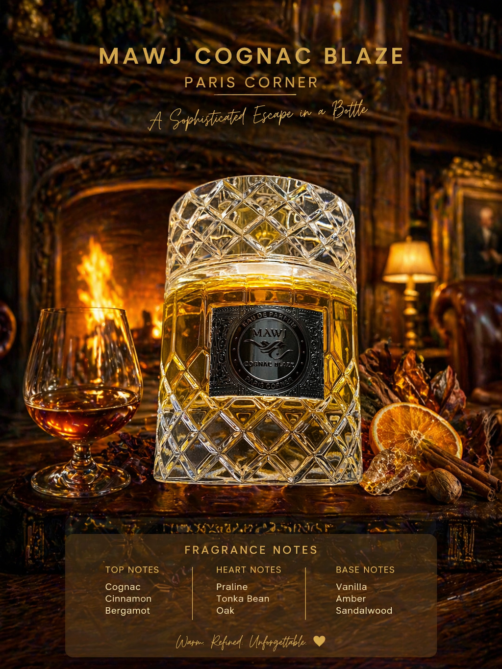 Paris Corner - Mawj Cognac Blaze 100ml
