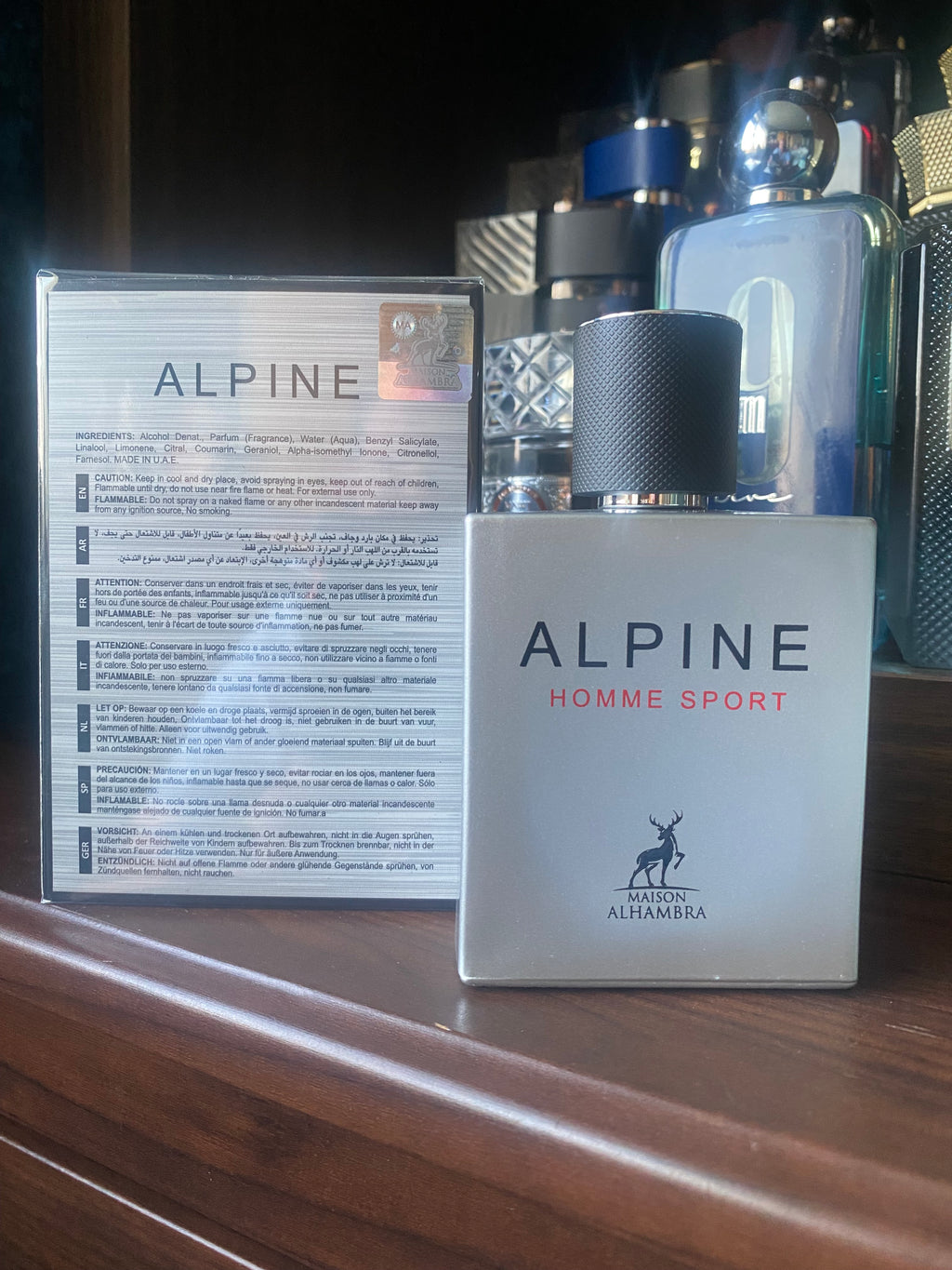 Maison Alhambra - Alpine Homme Sport. Eau de Parfum Men, 100ml