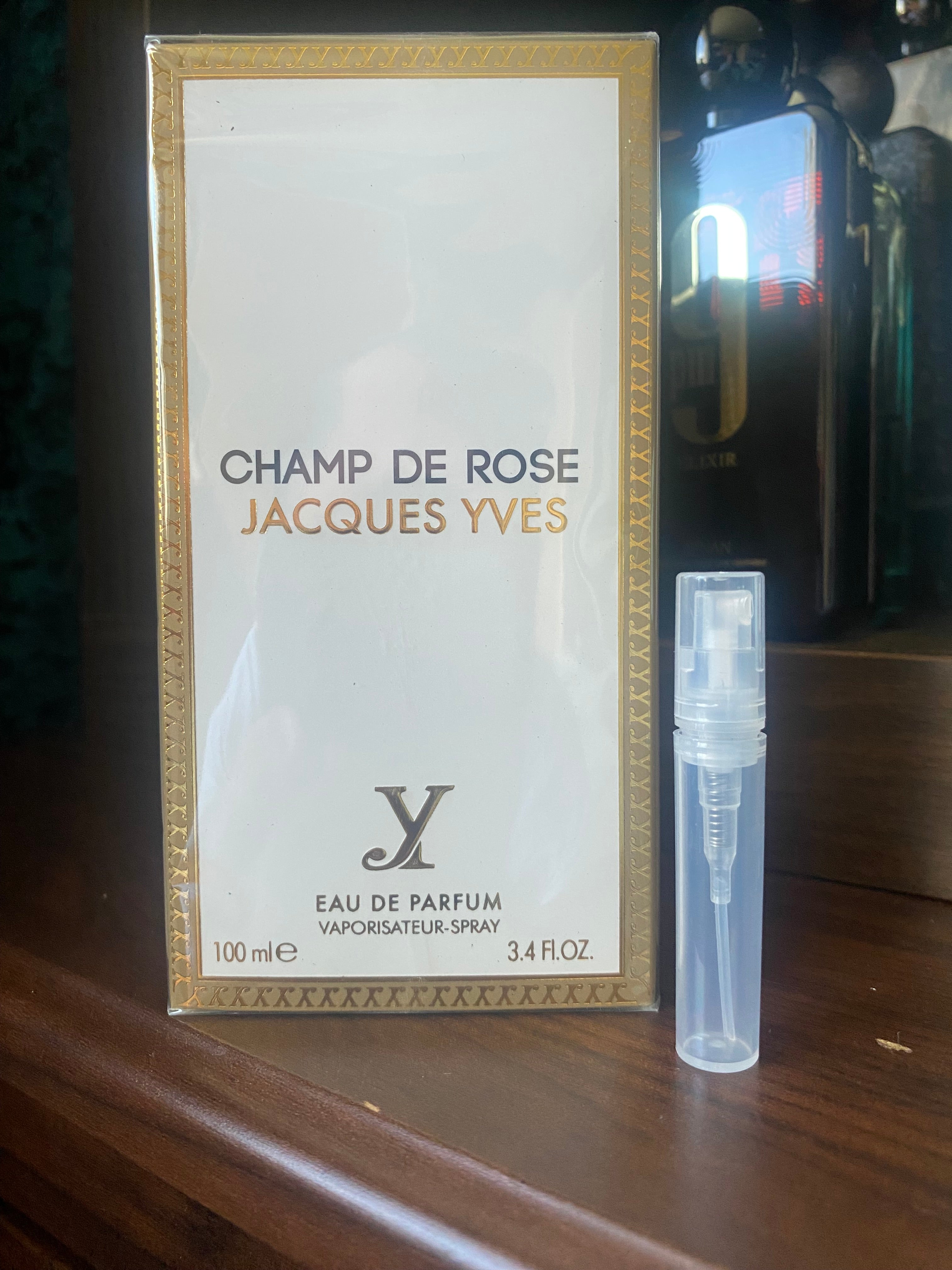 Fragrance World - Jacques Yves Champ De Rose, 3ml Decant