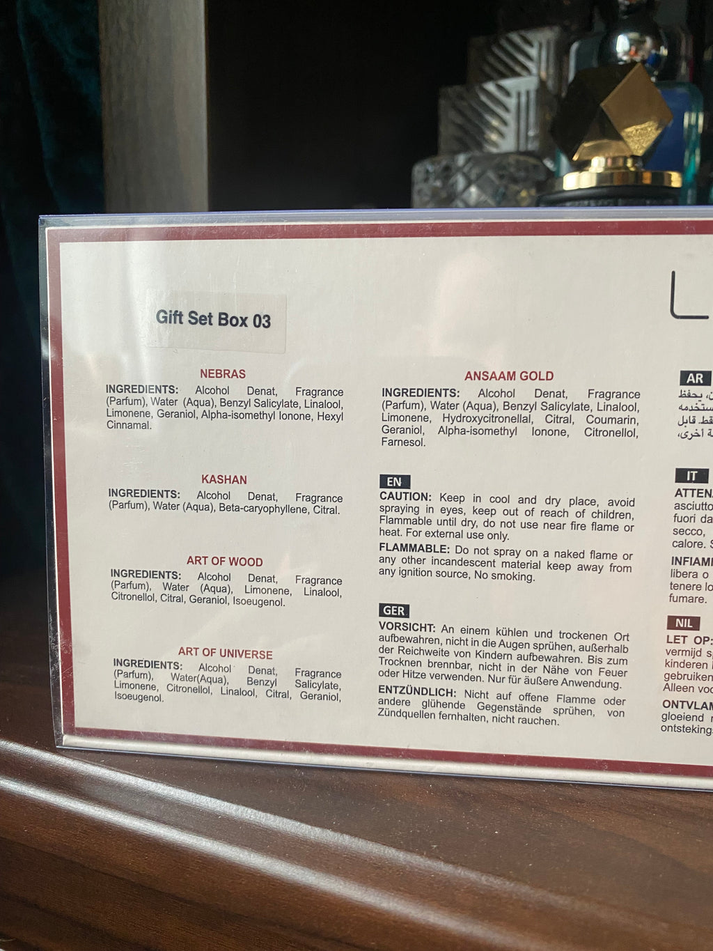 Lattafa Pride 5 piece Gift Set 03.