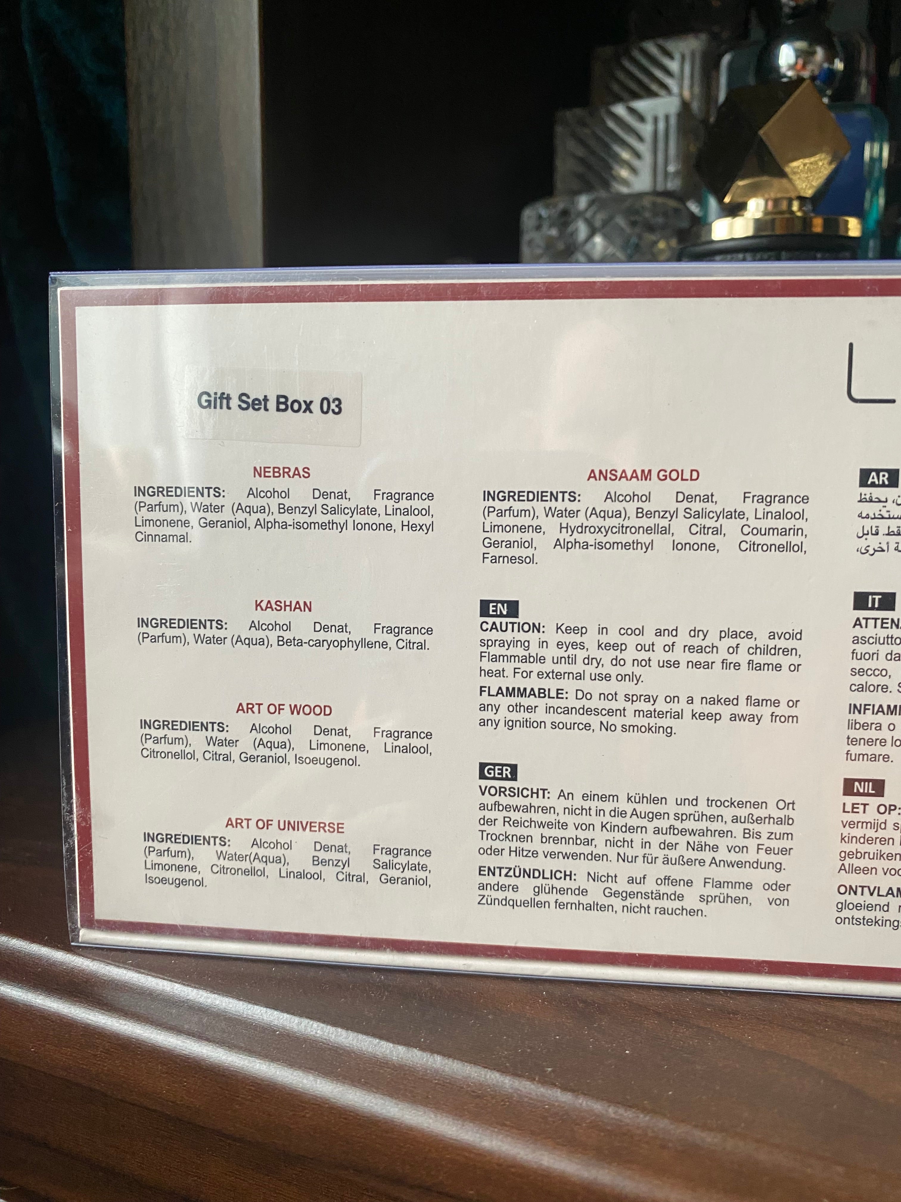 Lattafa Pride 5 piece Gift Set 03.