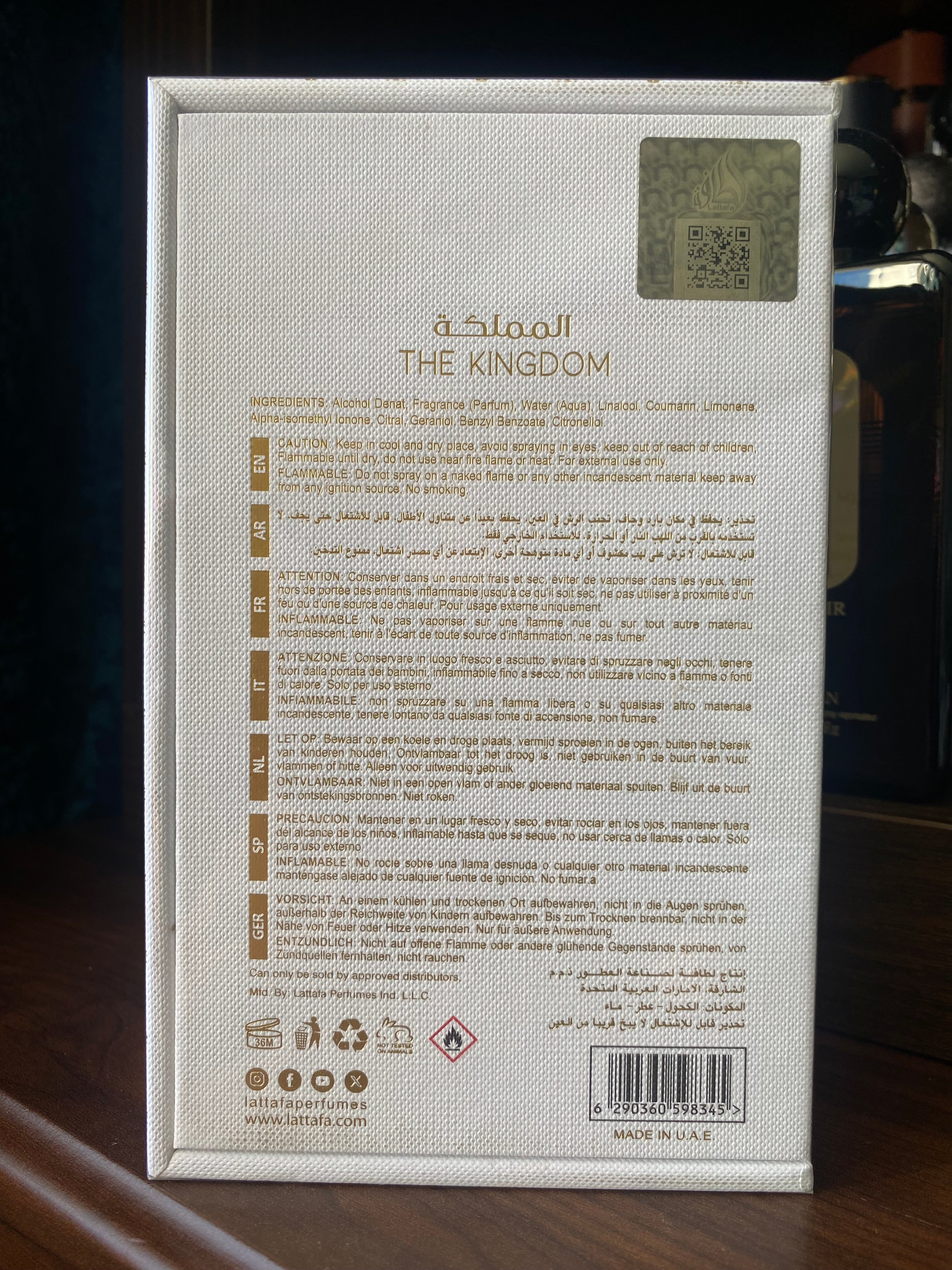 Lattafa - The Kingdom (Men's), 100ml