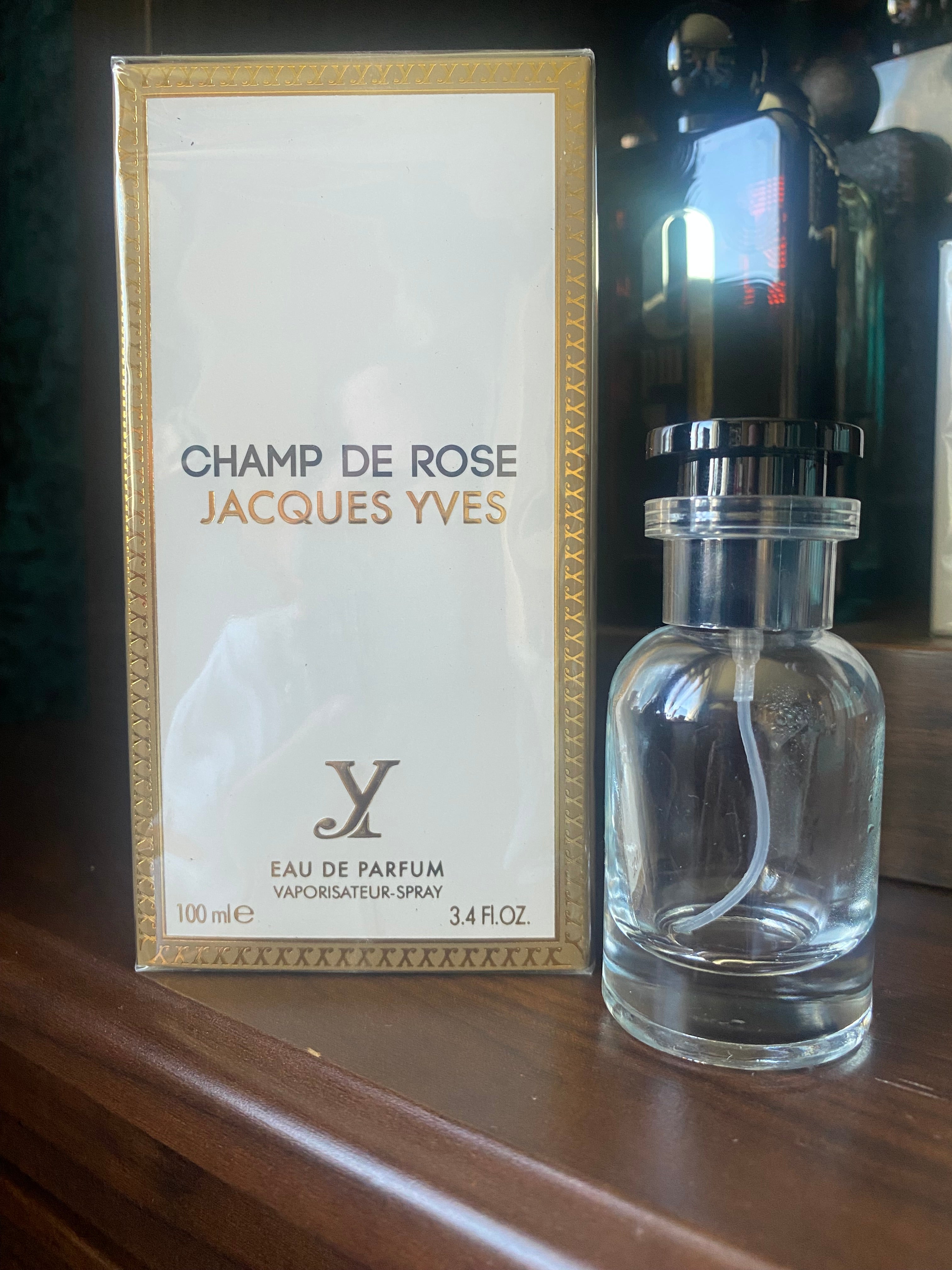 Fragrance World - Jacques Yves Champ De Rose, 30ml Decant