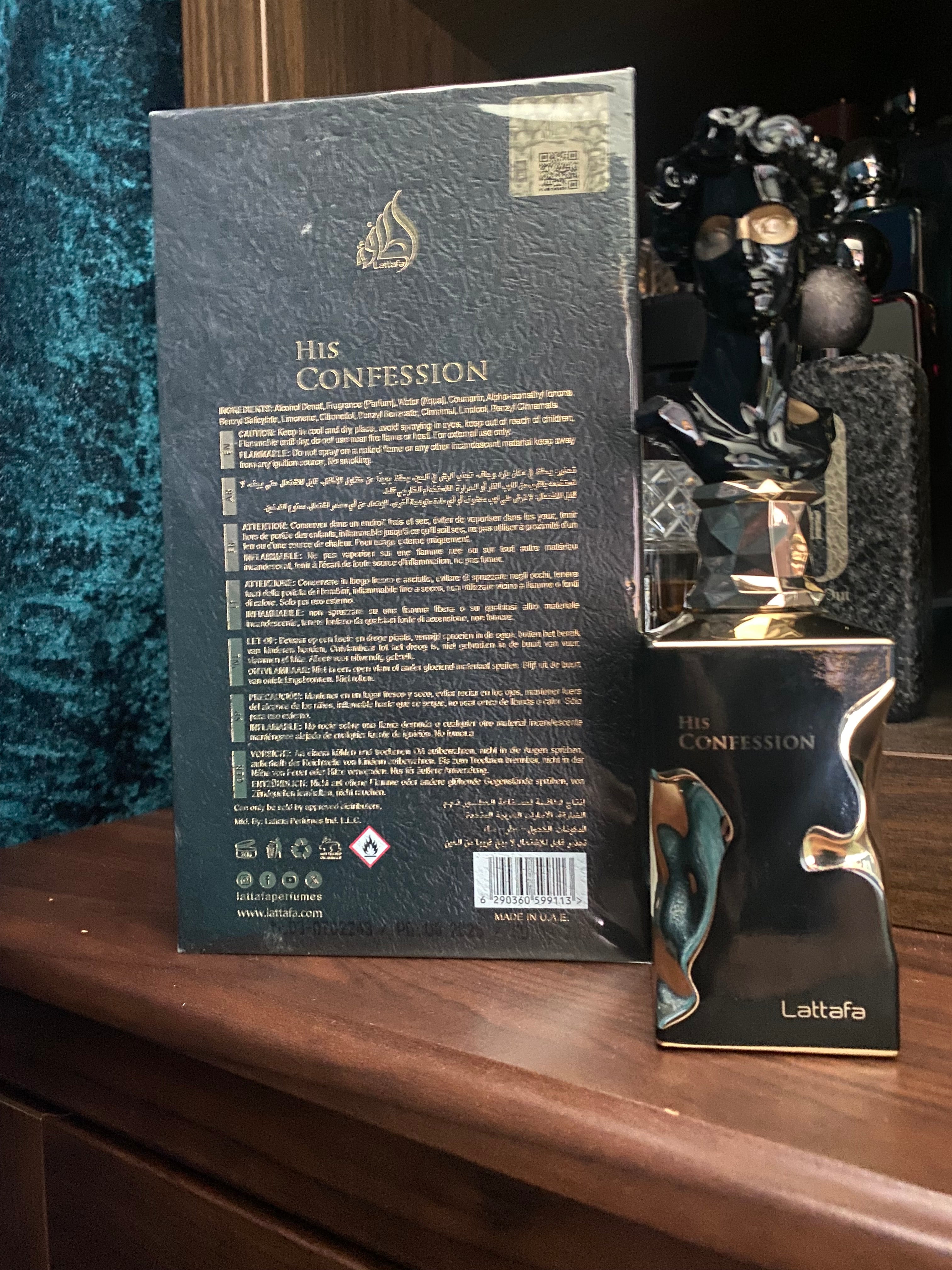 Lattafa His Confession. 100ml