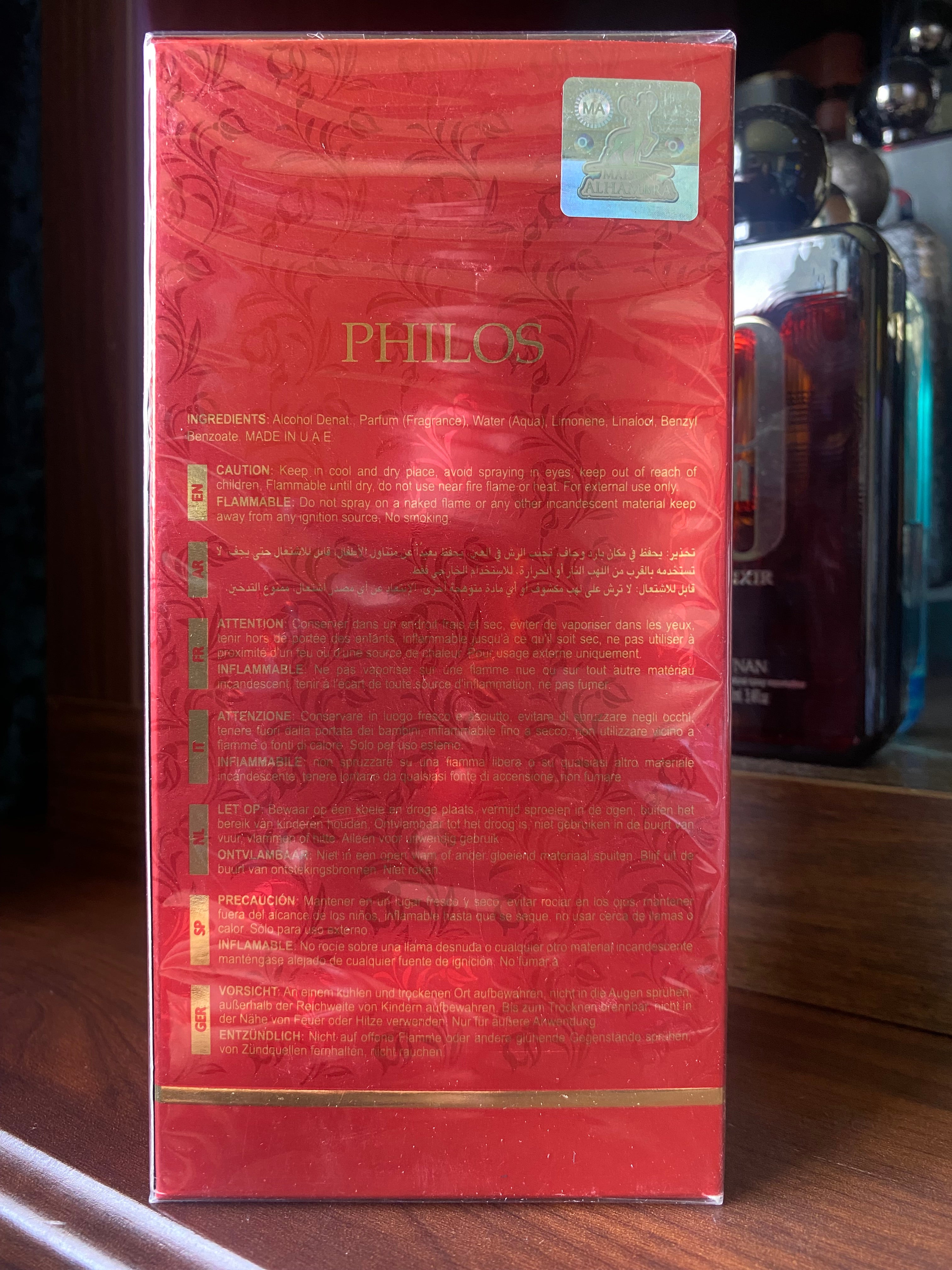 Maison Alhambra - Philos Rosso, 100ml