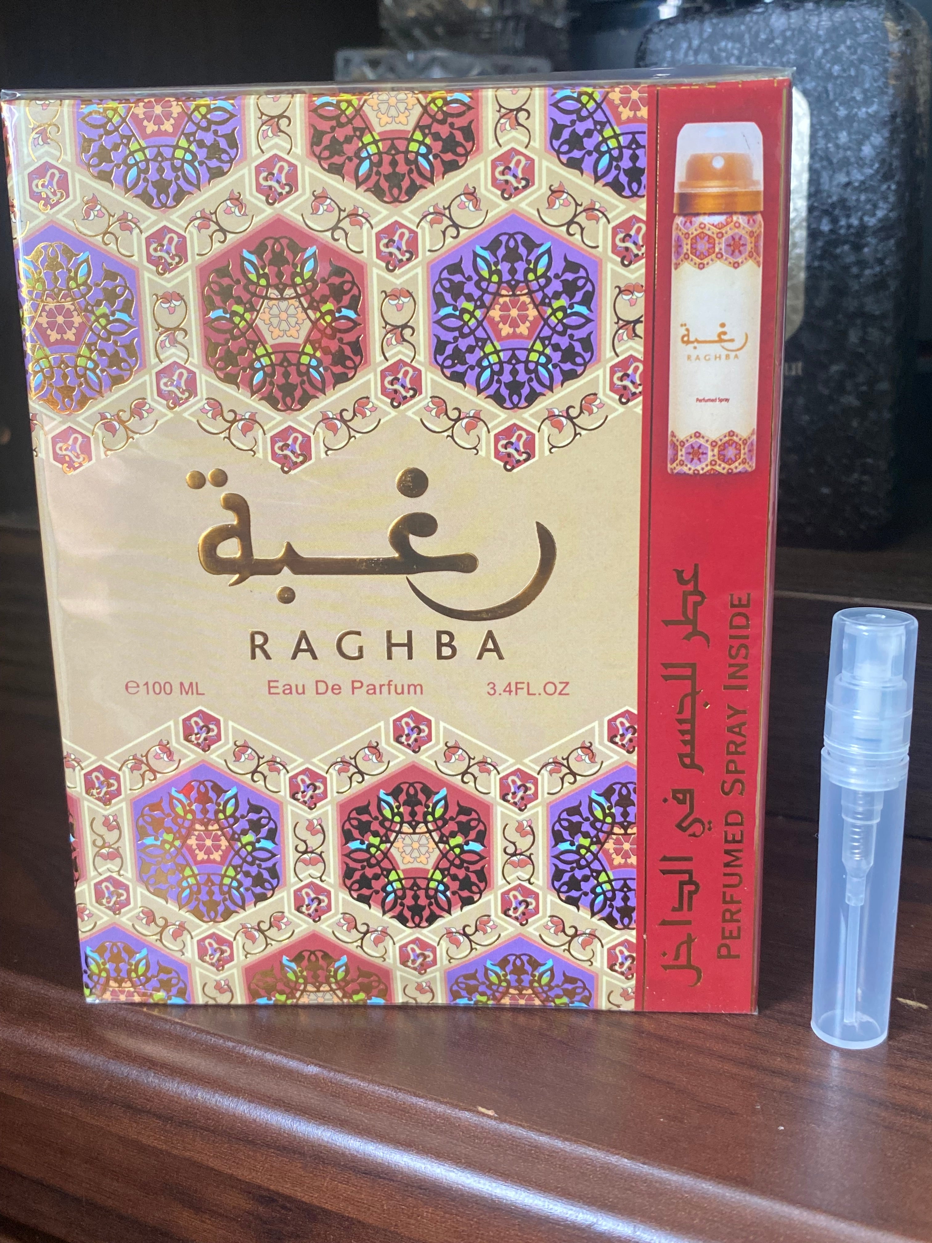 Lattafa - Raghba, 3ml Decant