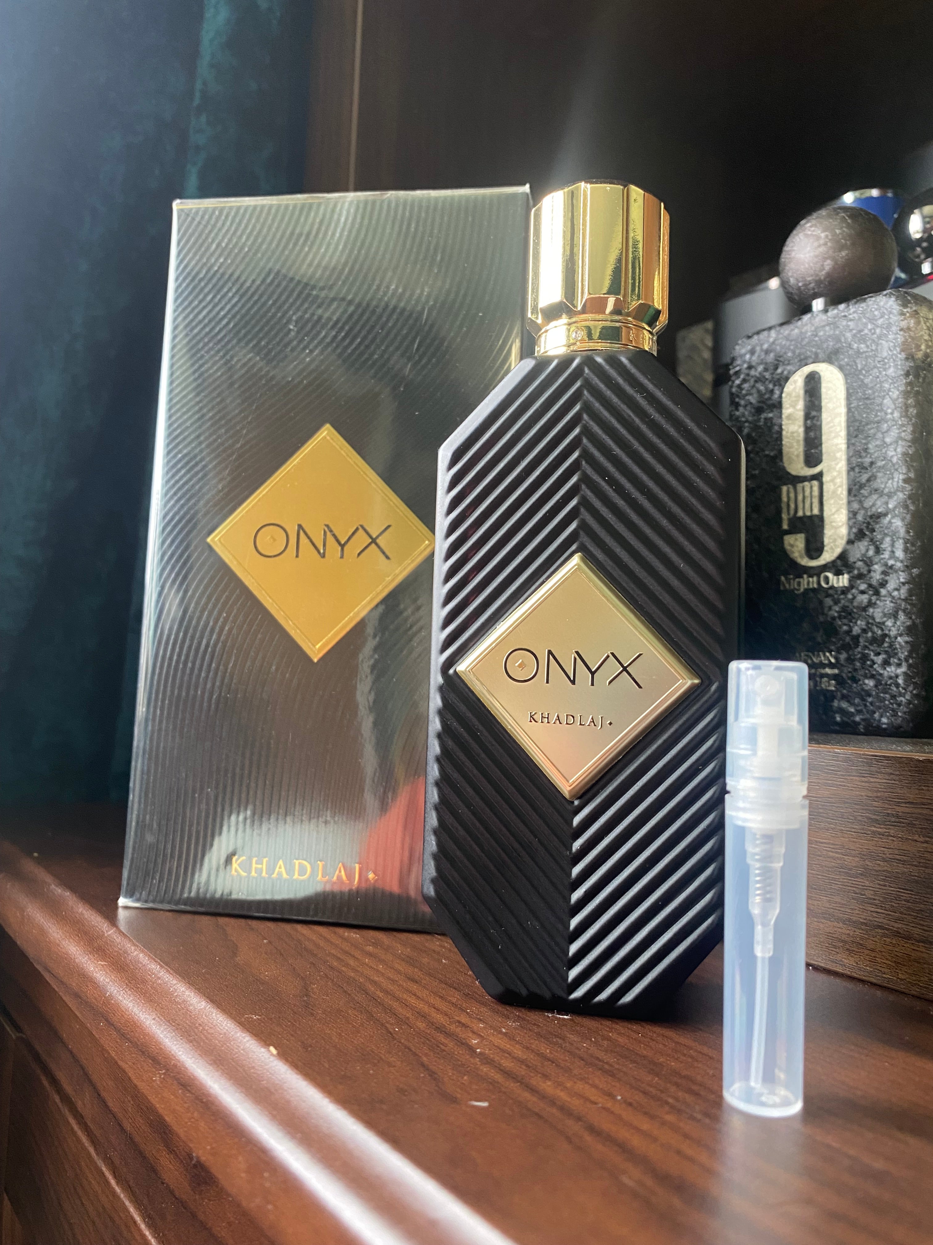 Khadlaj - Onyx Gold. 3ml Decant