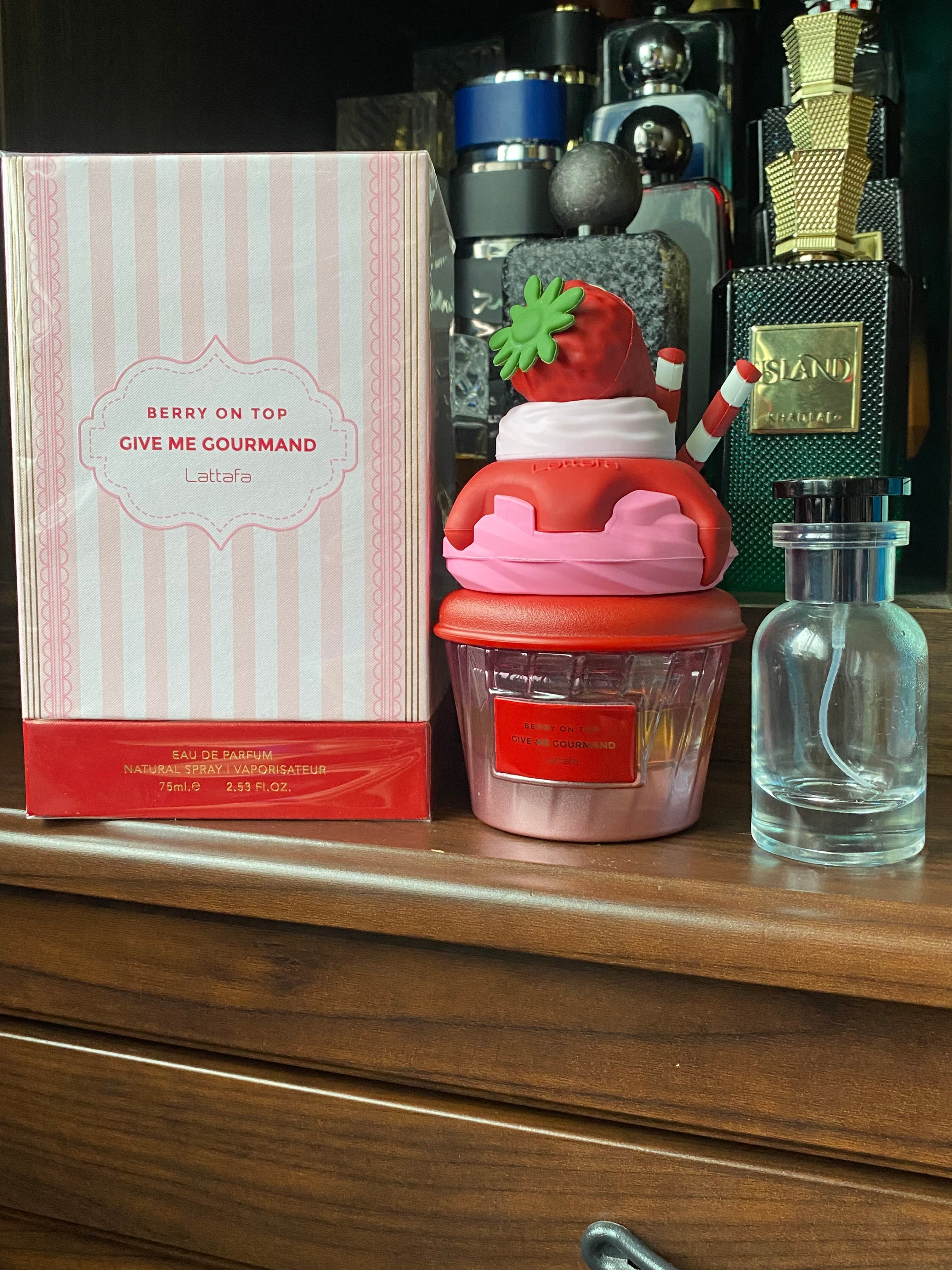 Lattafa Give Me Gourmand - Berry on Top, 30ml Decant