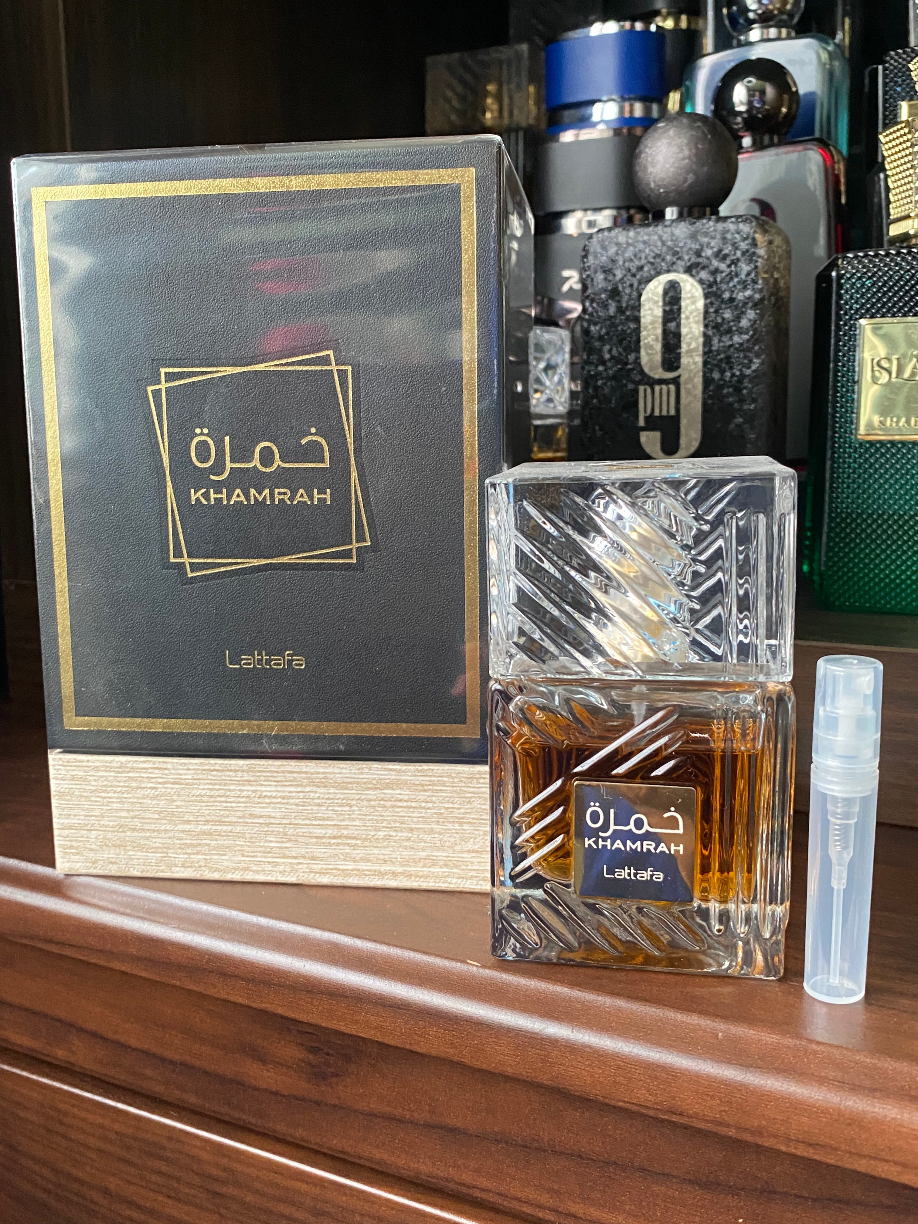 Lattafa Khamrah, 3ml Decant