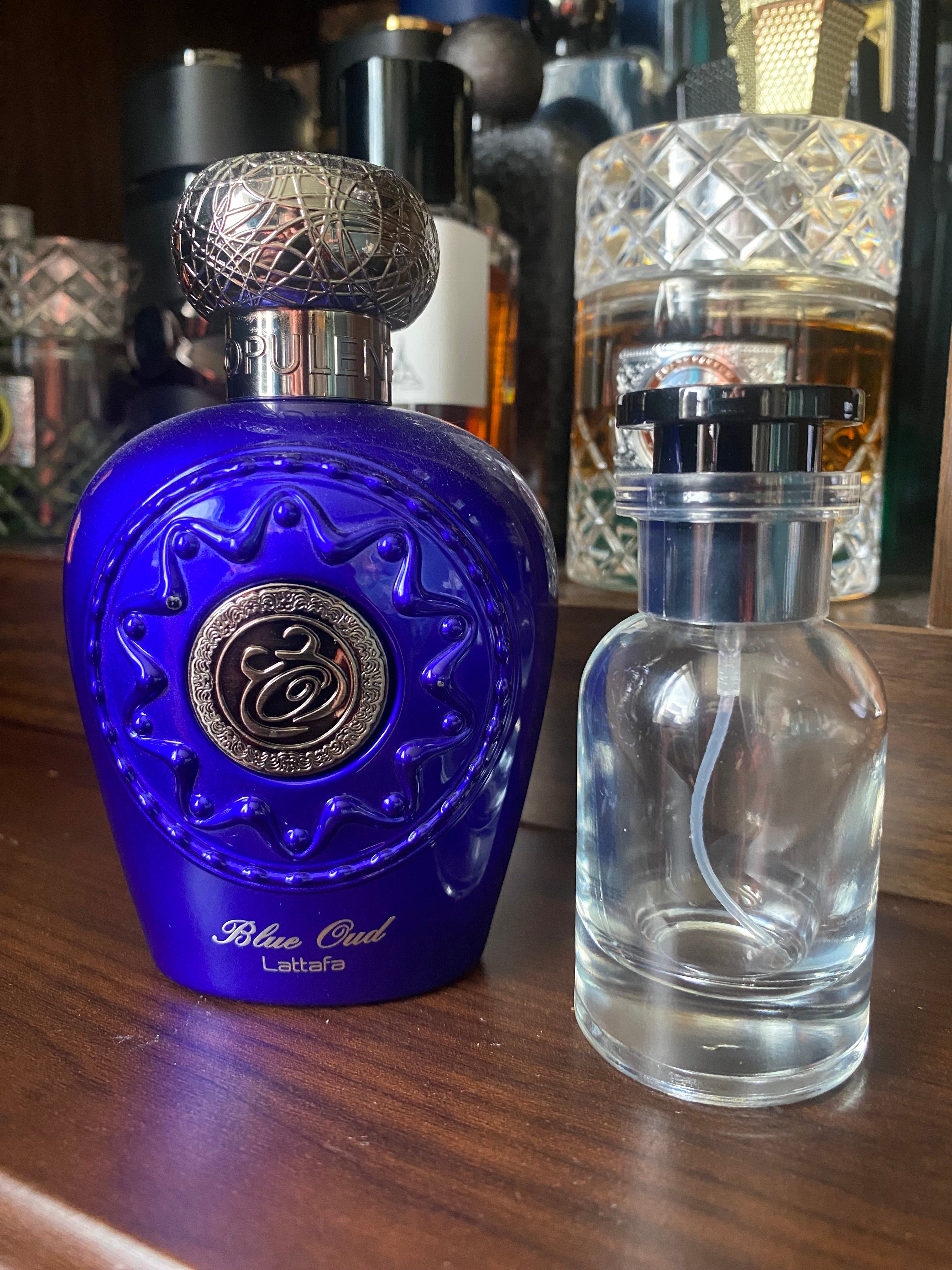 Lattafa Opulent Blue Oud, 30ml Decant