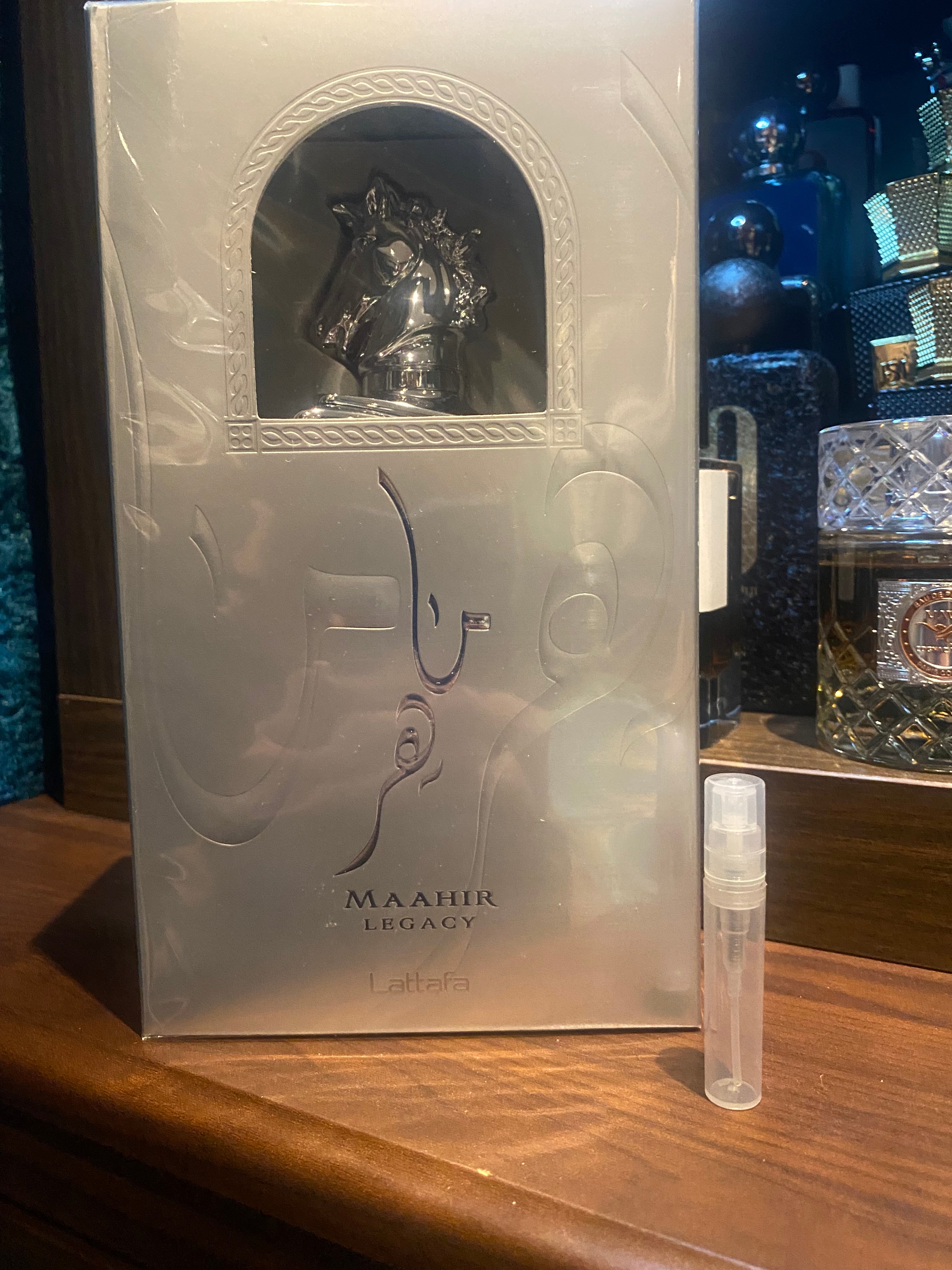 Lattafa Maahir Legacy 3ml Decant