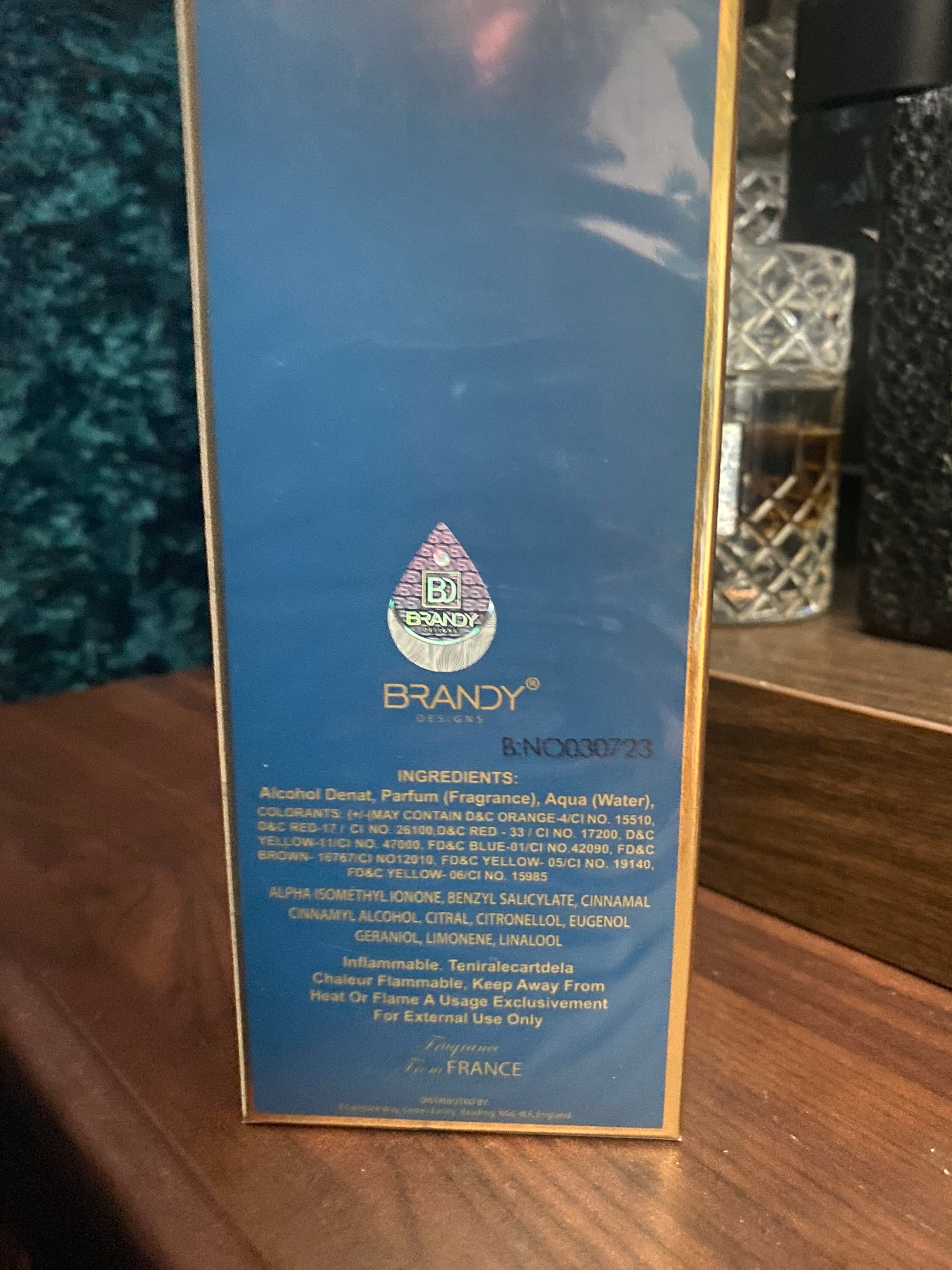 Brandy Designs - Daniel & Gloria King. 100ml