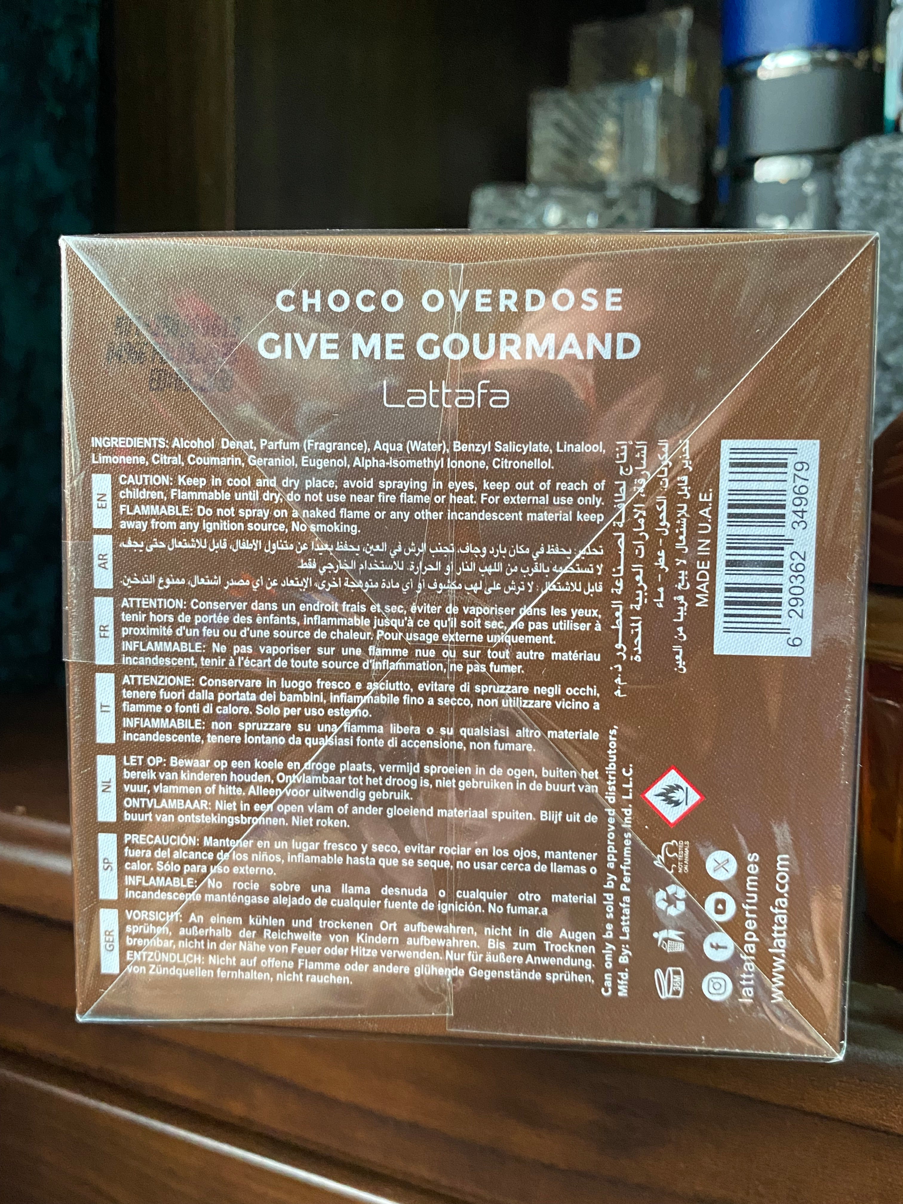 Lattafa Give Me Gourmand - Choco Overdose, 75ml