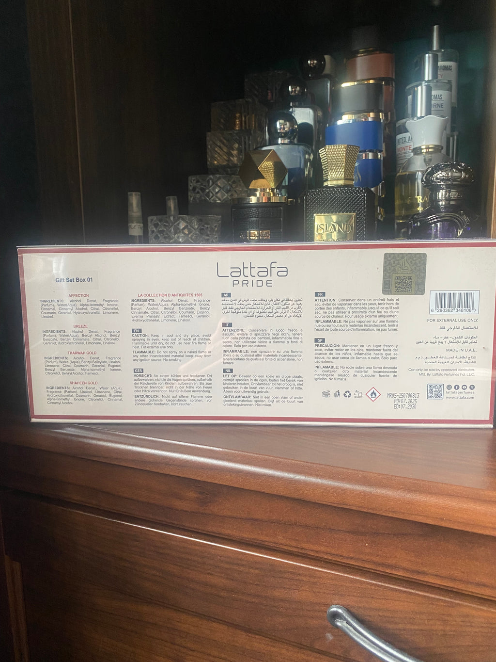 Lattafa Pride 5 piece Gift Set 01.