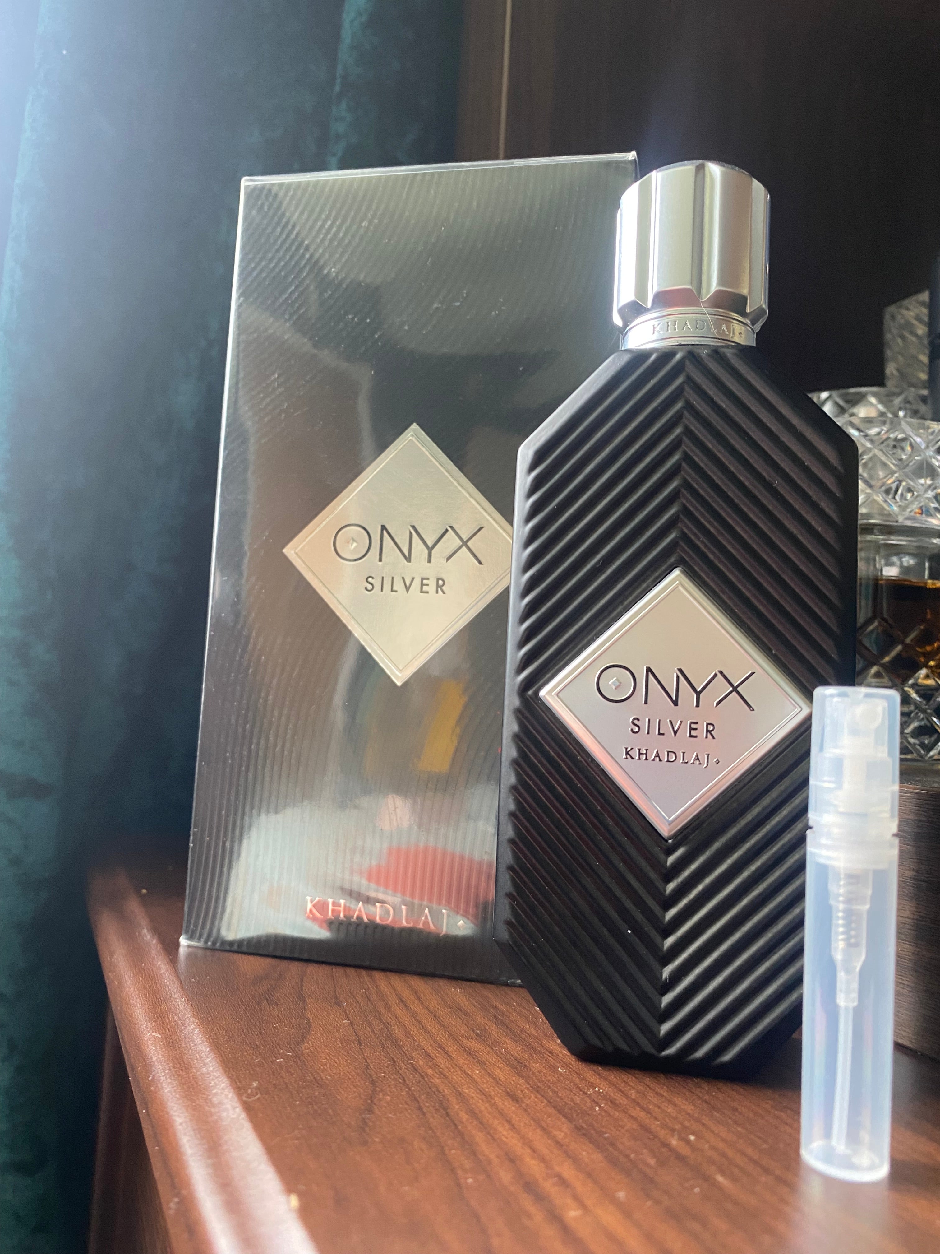 Khadlaj - Onyx Silver.3ml Decant