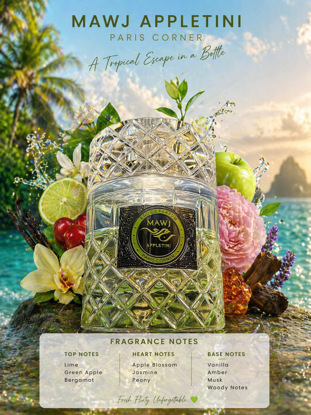 Paris Corner - Mawj Appletini 100ml