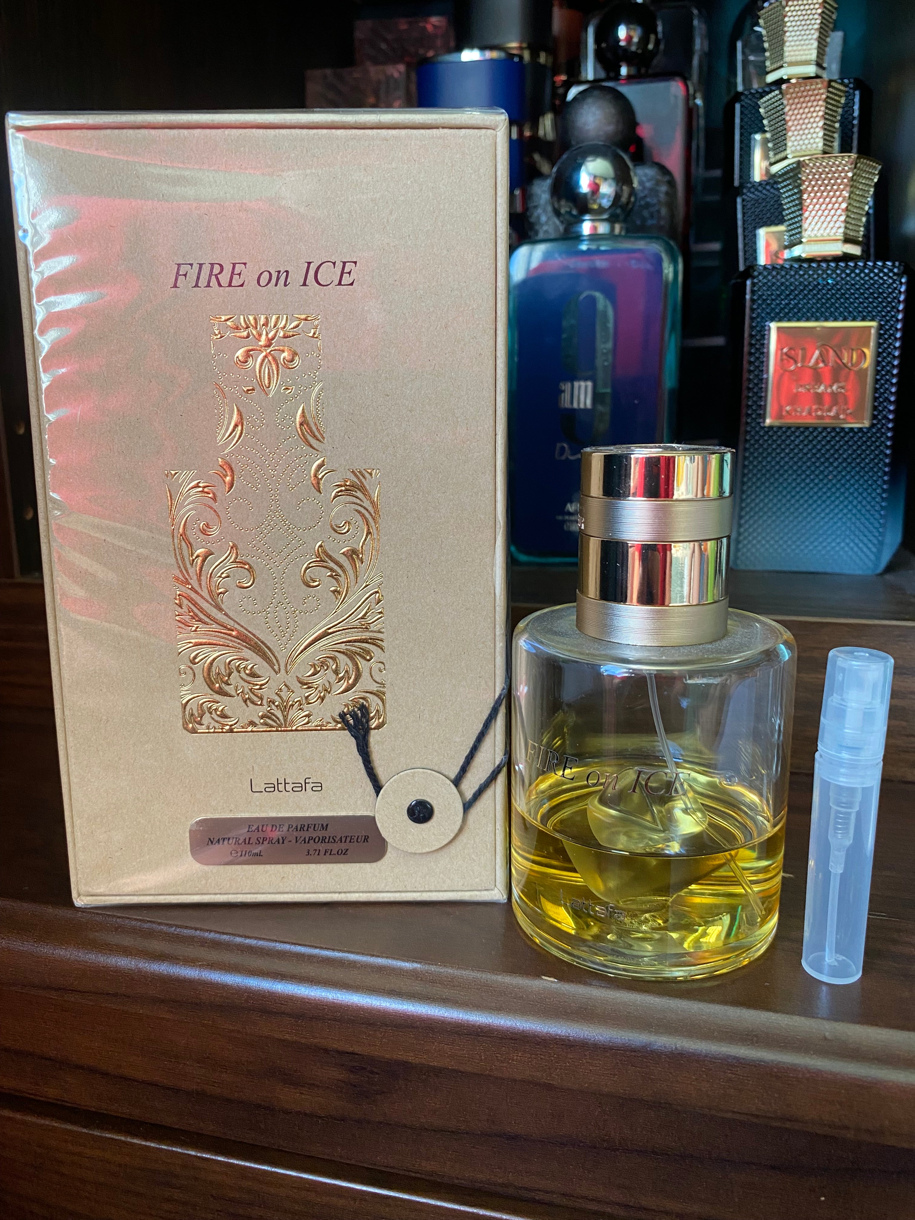 Lattafa Fire on Ice, 3ml Decant