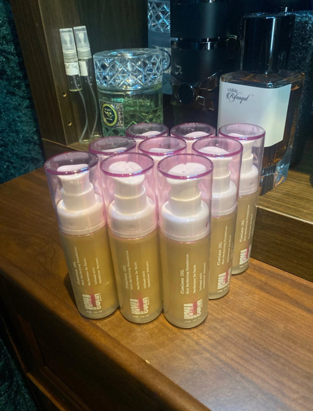 UOMA Sharon C Beauty Flawless IRL Foundation Honey Honey 30ml T3 Brand New