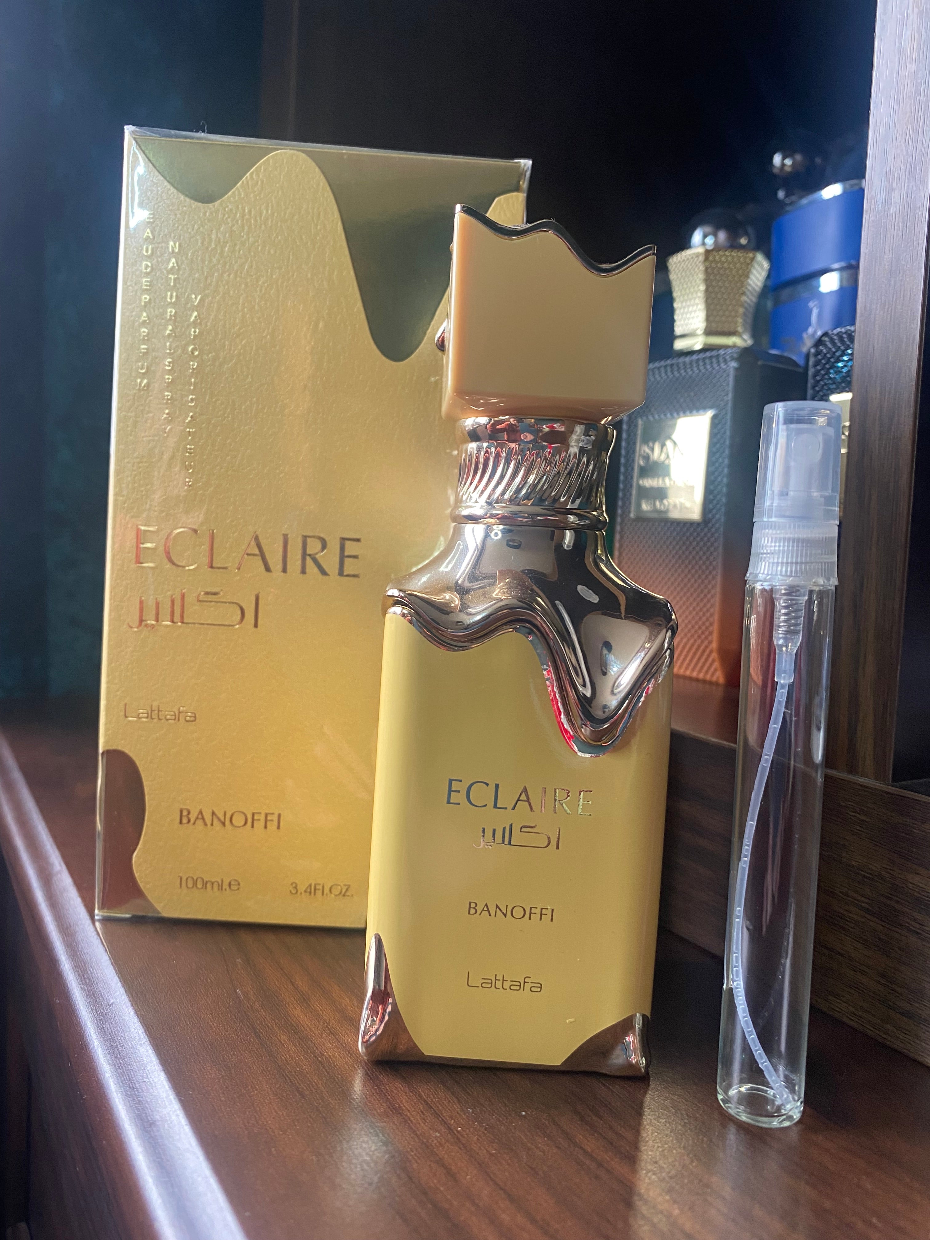 Lattafa Eclaire Banoffi, 10ml Decant