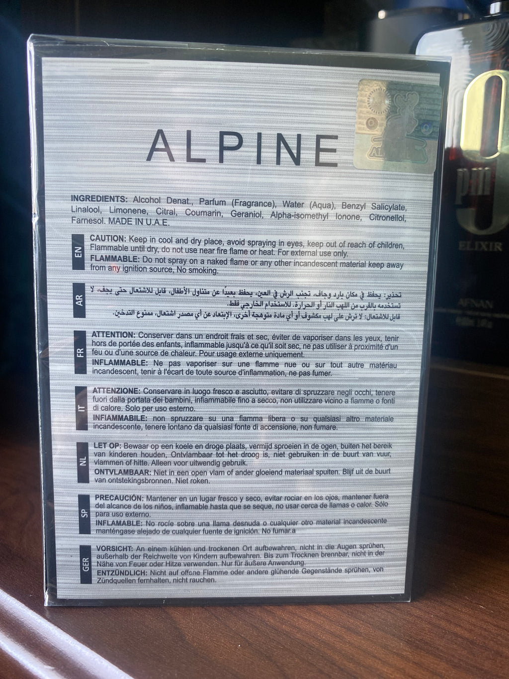 Maison Alhambra - Alpine Homme Sport. Eau de Parfum Men, 100ml