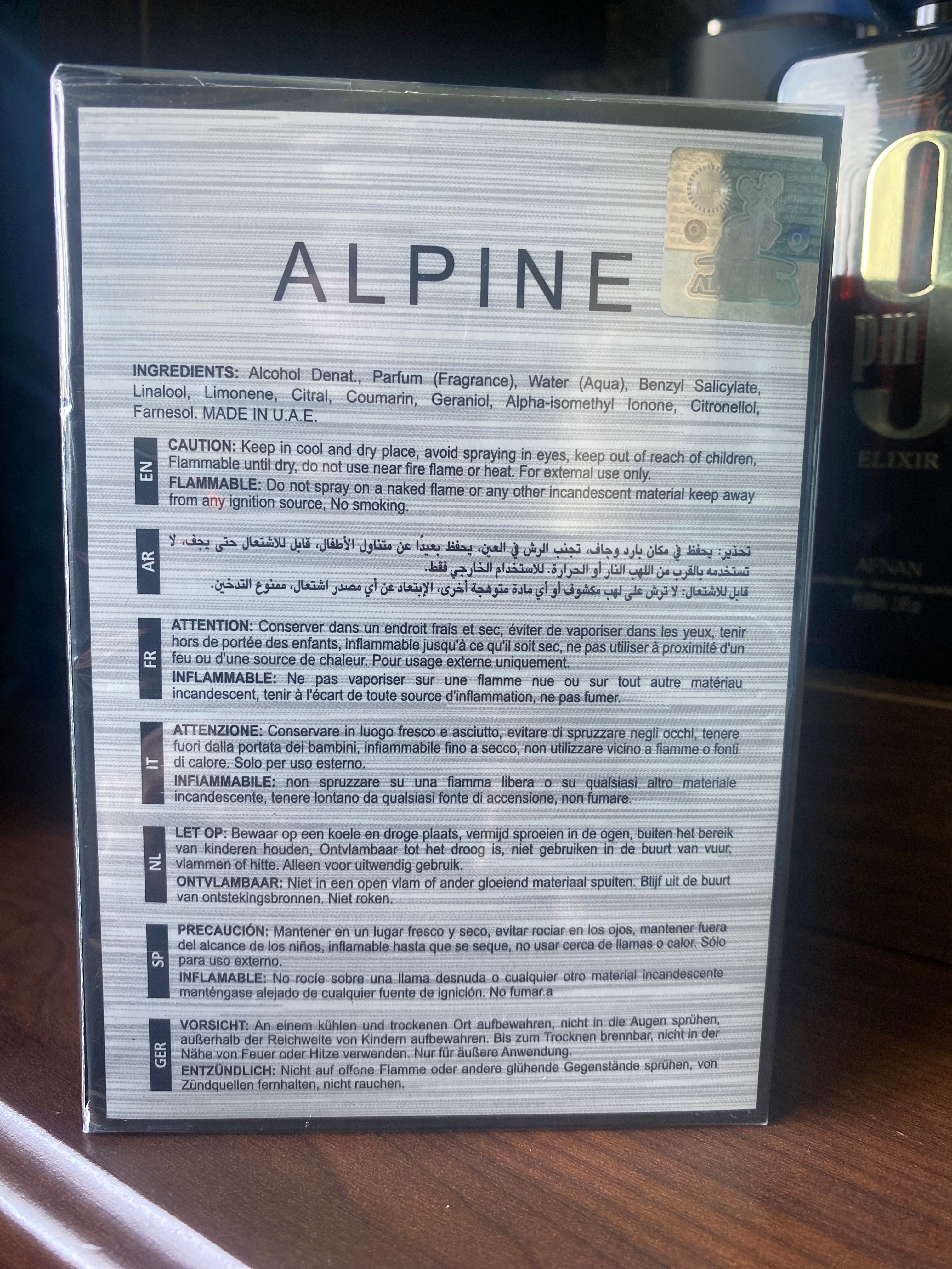 Maison Alhambra - Alpine Homme Sport. Eau de Parfum Men, 100ml