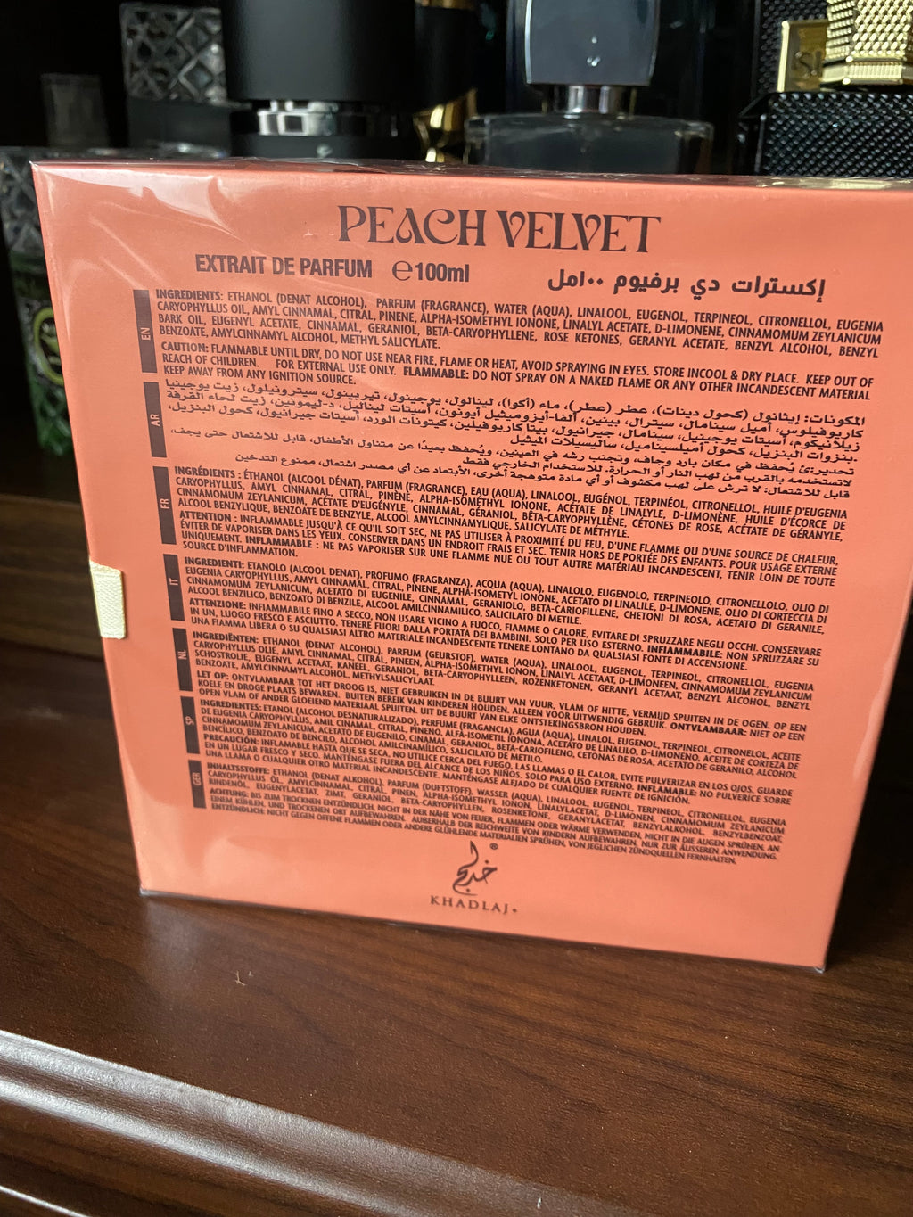 Khadlaj Peach Velvet 100ml