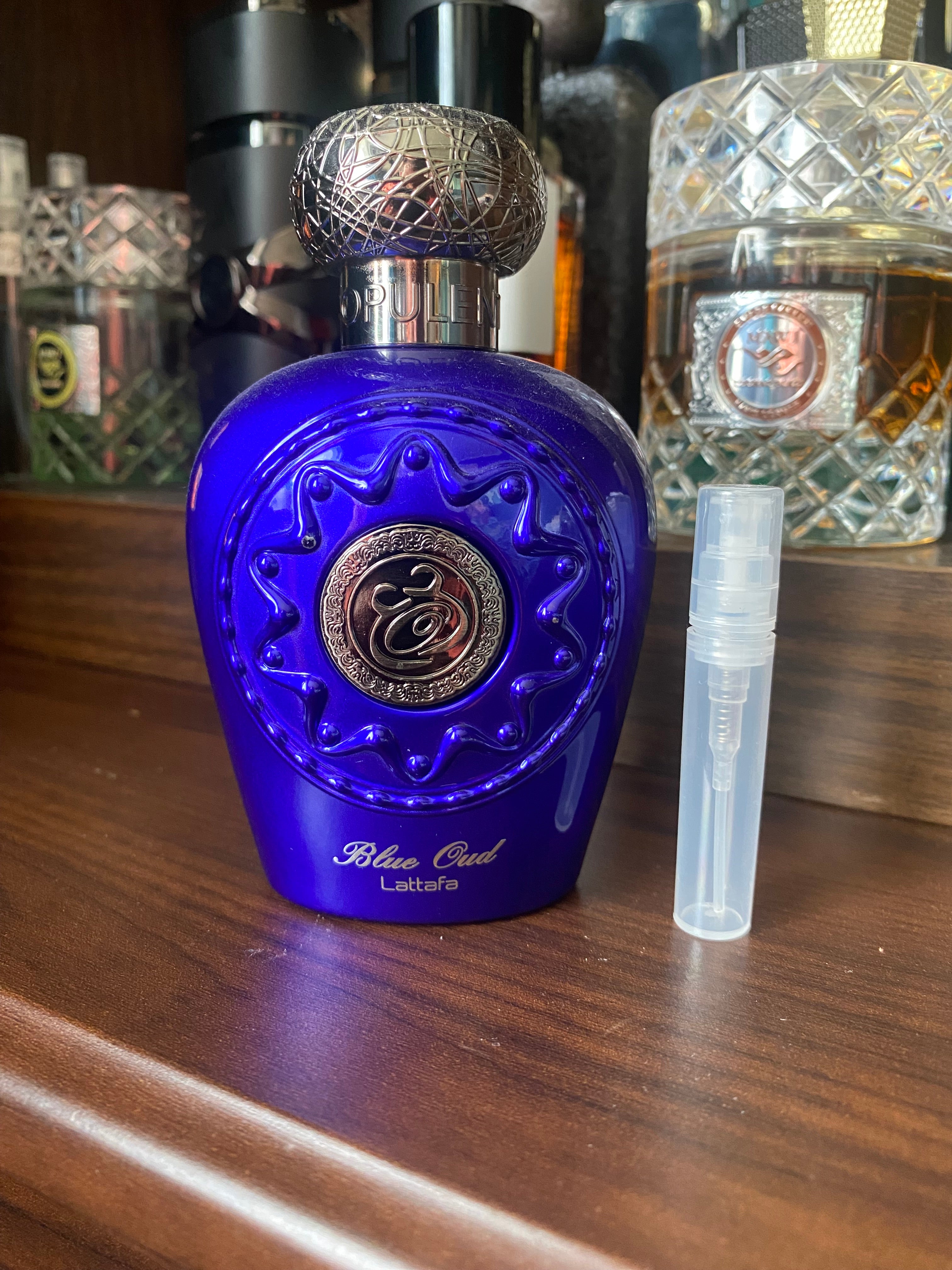 Lattafa Opulent Blue Oud, 3ml Decant