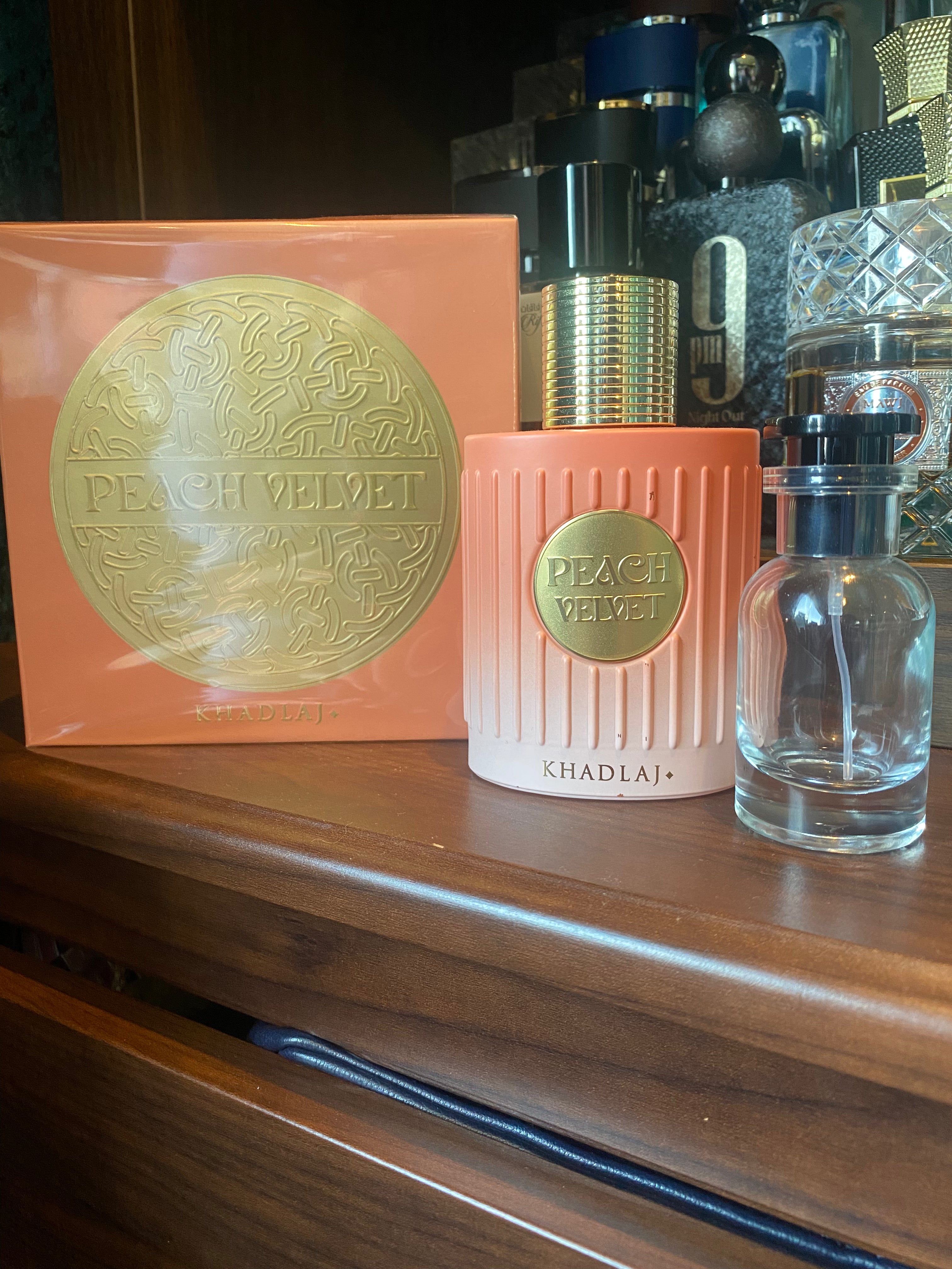 Khadlaj Peach Velvet 30ml Decant